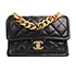 Chain Link Flap Bag, front view